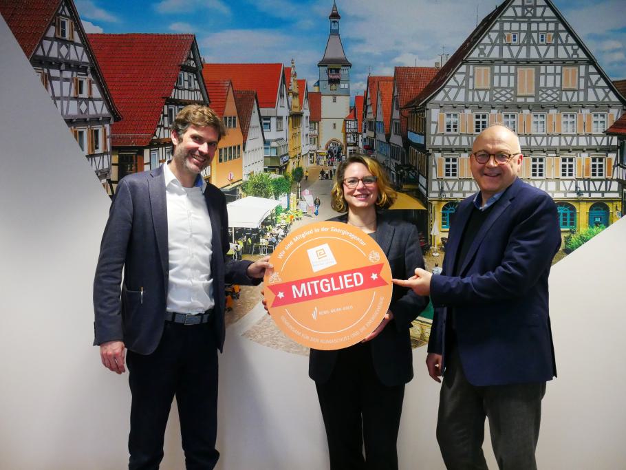 Winnenden wird Mitglied der Energieagentur: Beratungsstart vor Ort