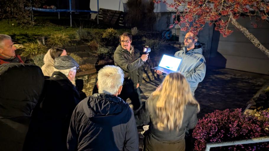 Thermografie-Spaziergang: Wärmeverluste sichtbar machen