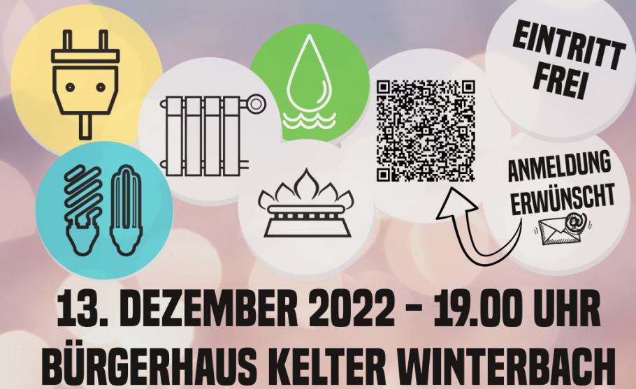 Di 13.12. Winterbach | Infoabend Energiesparen